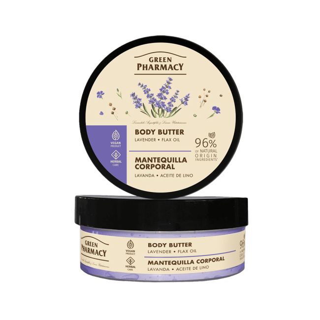 Green Pharmacy Lavender and Linseed Oil Body Butter 200ml