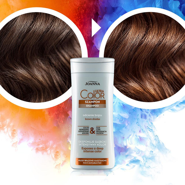 Joanna Color System Shampoo Shades of Brown 200ml