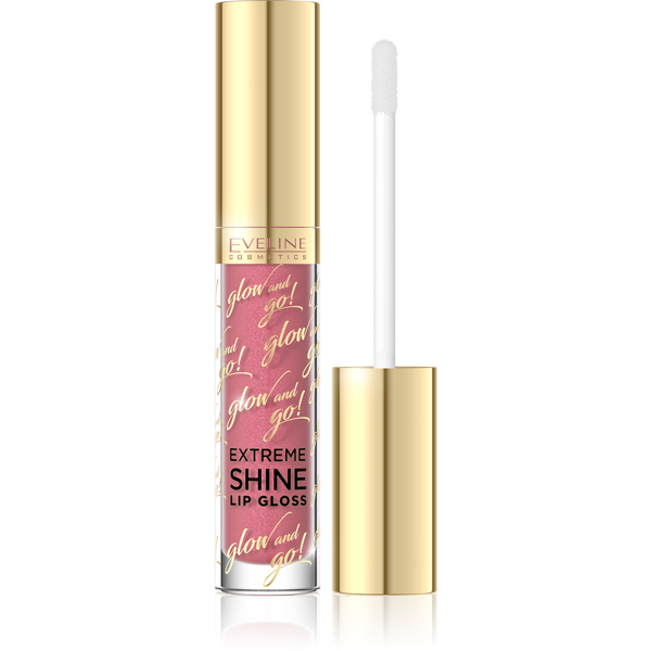 Eveline Lip Gloss Glow and Go Extreme Shine 04 Trendy Coral Błyszczyk do Ust 4,5 ml