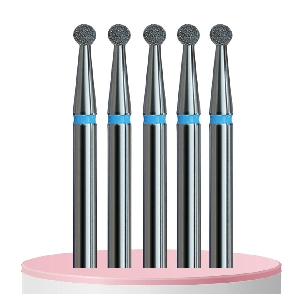 IQ Nails Diamond Nail Drill Bits Ball Shape 1.8mm 001.524.018 5 pcs