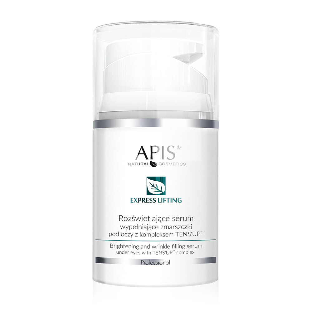 Apis Professional Express Lifting Illuminating Eye Wrinkle Filling Serum with TENS'UP™ Complex for Mature Skin 50ml