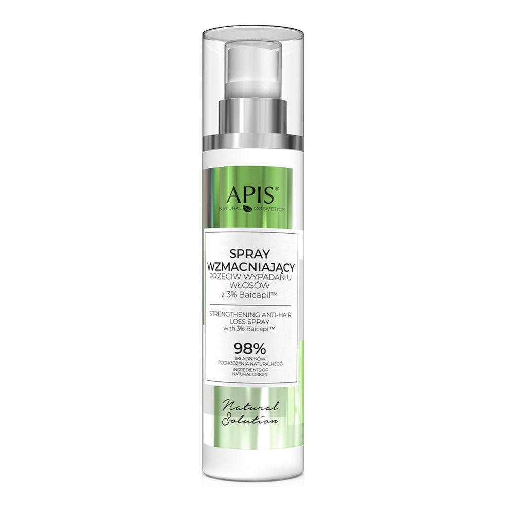 Apis Natural Solution Spray Wzmacniający z 3% Baicapil™ dla Włosów Osłabionych z Tendencją do Wypadania 150ml