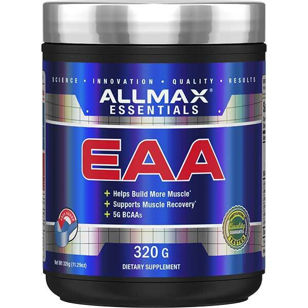 AllMax Nutrition EAA Essentials Essential Amino Acids Powder for Muscle Growth and Recovery 320g