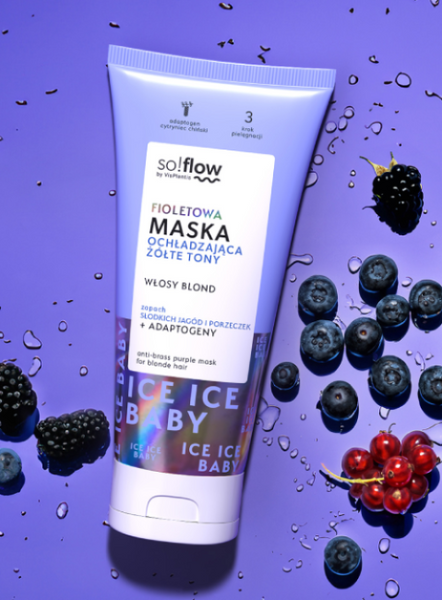 So!Flow Luxe Purple Cooling Mask for Blonde Hair - 200ml