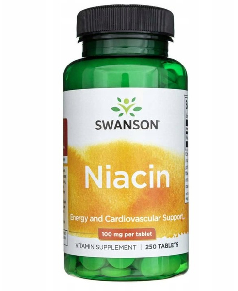 Swanson Niacin 100mg 250 Tabletek