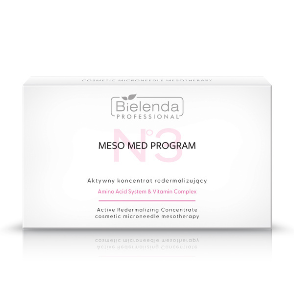 Bielenda Professional Meso Med Program Active Redermalizing Concentrates with Amino Acids and Vitamin Complex 10x3ml
