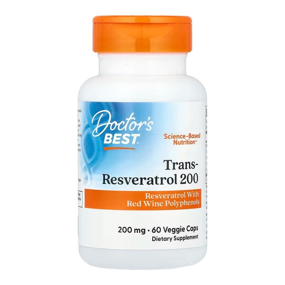 Doctor's Best Trans-resweratrol, 200mg Kapsułki 60 kapsułek