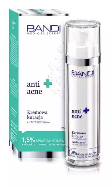 Bandi Medical Expert Anti Acne Kremowa Kuracja Antytrądzikowa 50ml