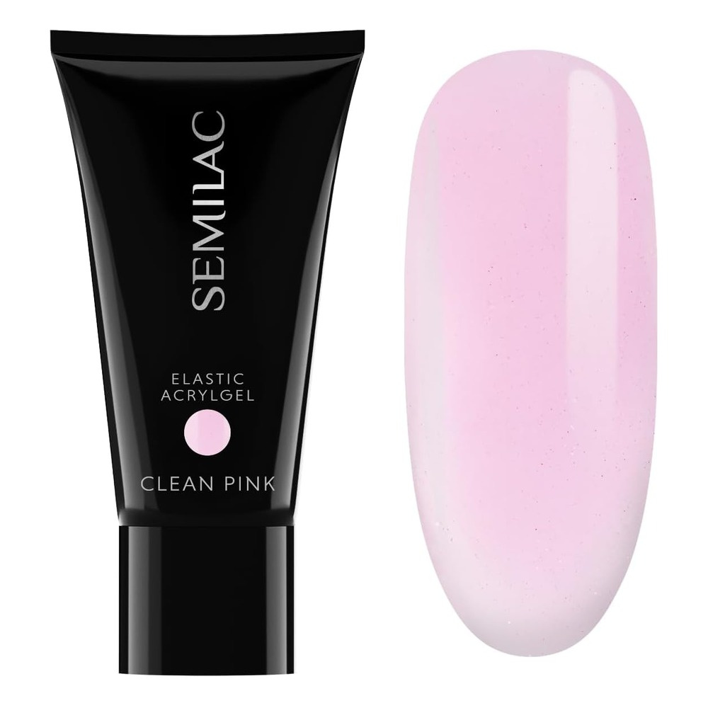 Semilac Elastic Acrylgel - Clean Pink 30g
