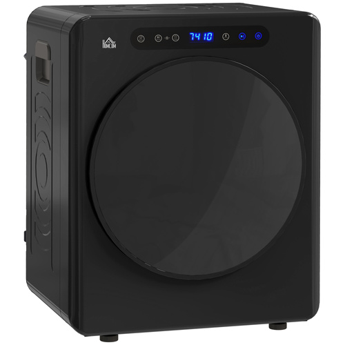HOMCOM 4kg Compact 40-60℃  Tumble Dryer - Black