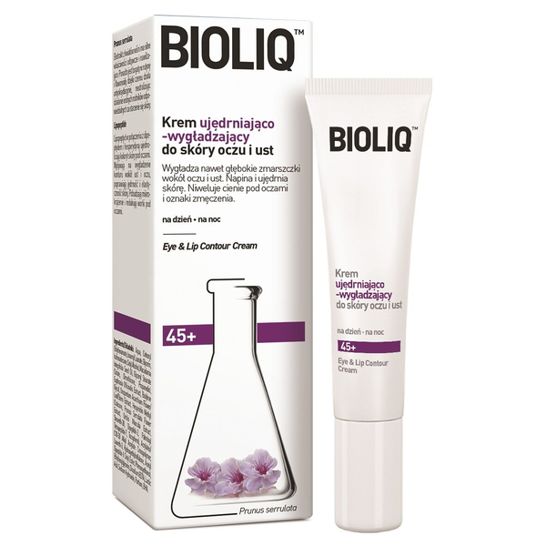 Bioliq 45+ Firming Smoothing Cream - Anti-Aging Eye and Lip Contour Solution 15ml