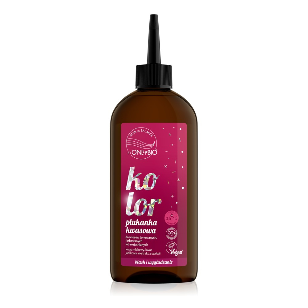 OnlyBio Hair in Balance Kolor Płukanka Kwasowa do Włosów 300ml