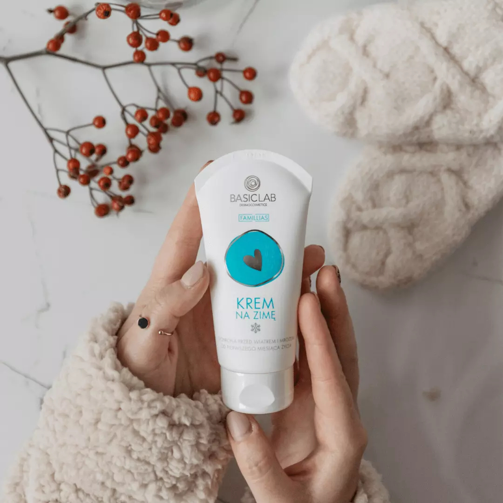 BasicLab Famillias Lipid Cream: Winter Skin Barrier Repair for Dry & Sensitive Skin 75ml