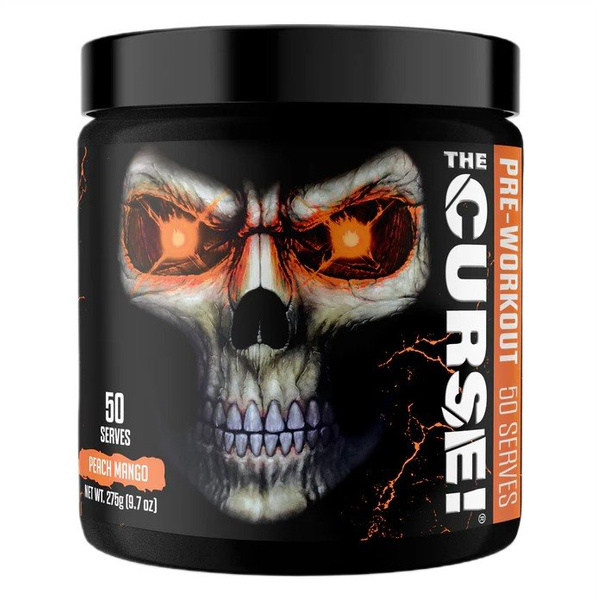 JNX Sports The Curse! Przedtreningówka w Proszku Na Energię i Skupienie Brzoskwinia Mango 275g