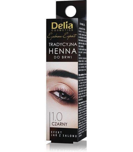 Delia Cosmetics eyebrow henna 1.0 Black 1pc