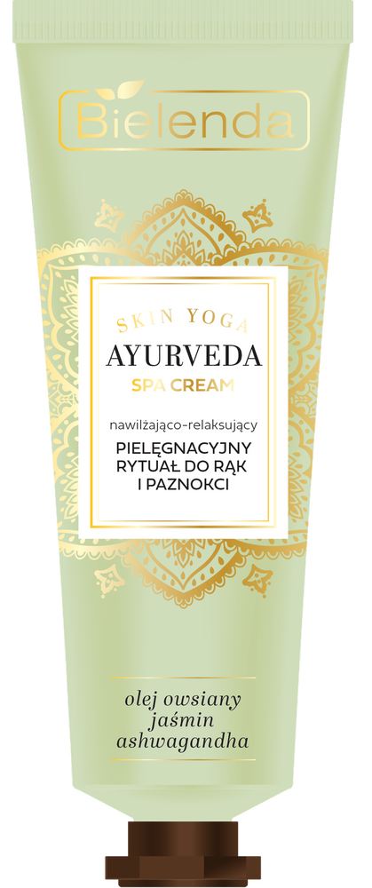 Bielenda Ayurveda Skin Yoga SPA Cream Moisturizing - Relaxing Hand and Nail Care Ritual 50ml