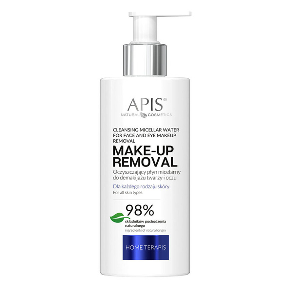 Apis Home Terapis Cleansing Micellar Water for Face and Eyes Makeup Removal 300ml