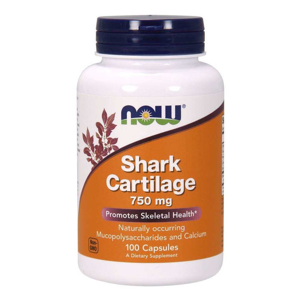 Now Foods Shark Cartilage 750mg Shark Cartilage Supports Bone & Joint Health 100 Capsules