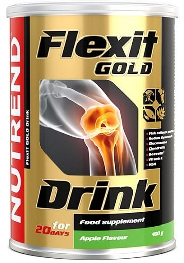 Nutrend Flexit Gold Drink Apple Instant Drink for Joint Support 400g