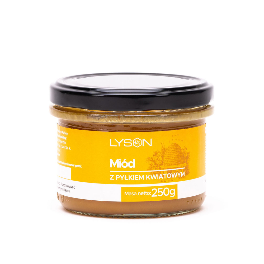 Lyson Honey with Flower Pollen 250g