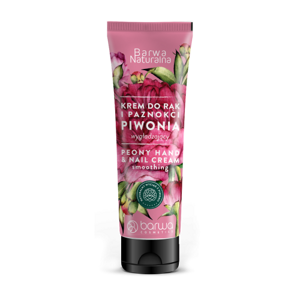 Barwa Natural Smoothing Hand and Nail Cream Peony 100ml