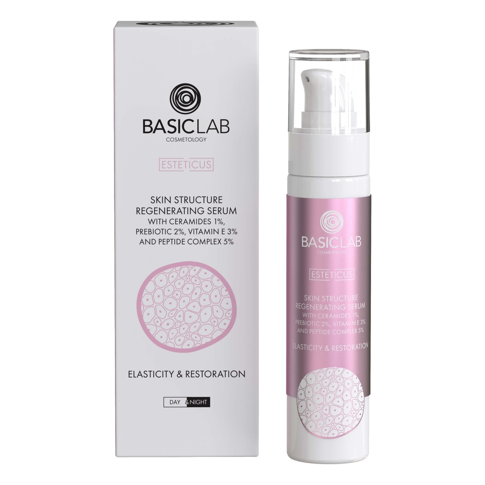 BasicLab Regenerating Serum With Ceramides And Peptide Complex 50ml