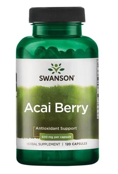 Swanson Acai Berry 500mg 120 Capsules