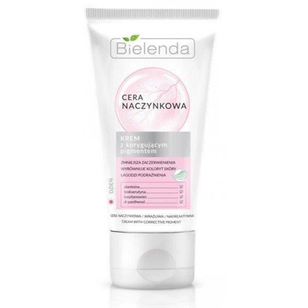 Bielenda Capillary Skin Krem z Korygującym Pigmentem do Skóry Naczynkowej i Wrażliwej na Dzień 50ml