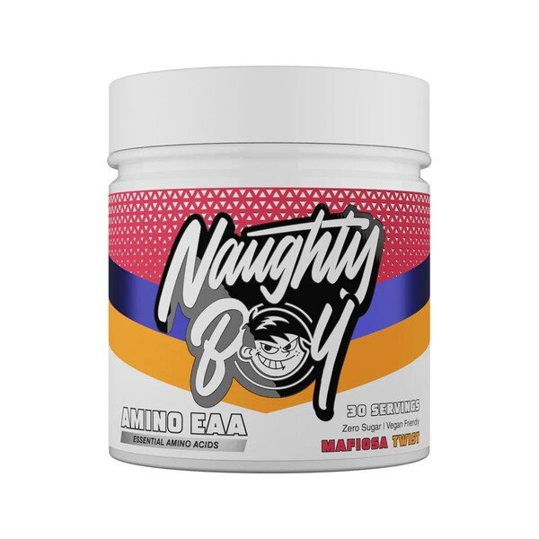 Naughty Boy Amino EAA Mafiosa Twist Vegan Amino Acid Powder for Muscle Recovery and Endurance 345g