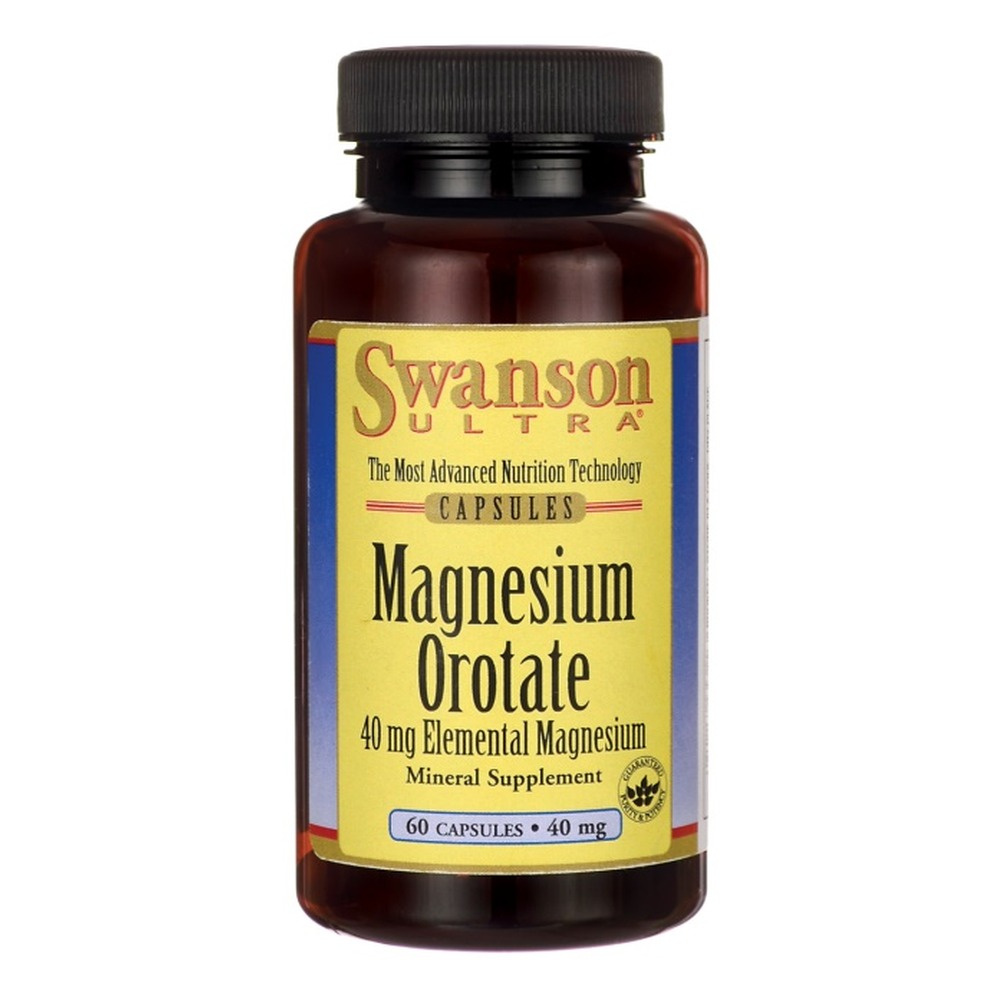 Swanson Magnesium Orotate 40mg 60 Kapsułek