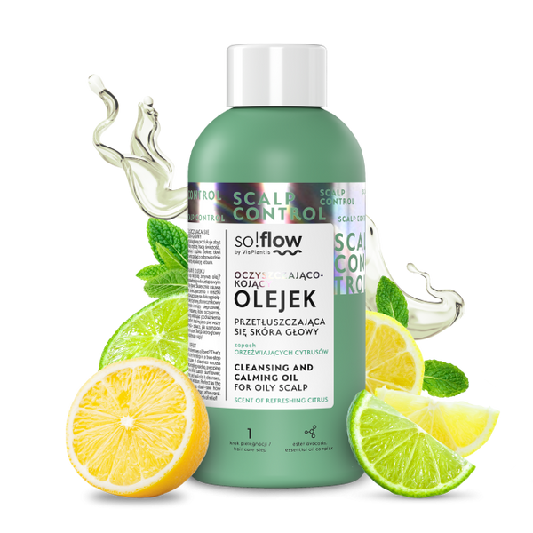So!Flow Scalp Control Olejek Oczyszczająco-Kojący do Skóry Głowy 150ml