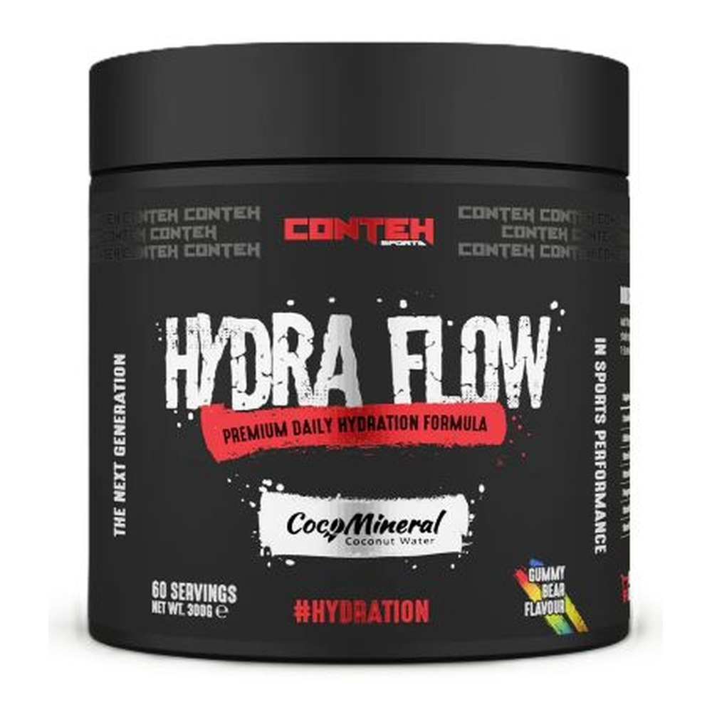 Conteh Sports Hydra Flow Electrolyte Hydration Powder, Gummy Bear 300g