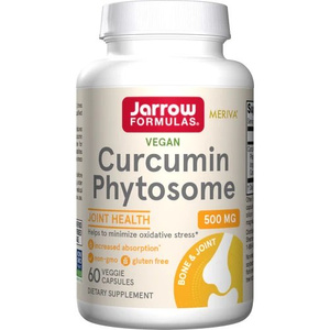 Jarrow Formulas Kurkumina Fitosomalna Meriva 500mg na Wsparcie Antyoksydacyjne i Zdrowe Stawy 60 Kapsułek