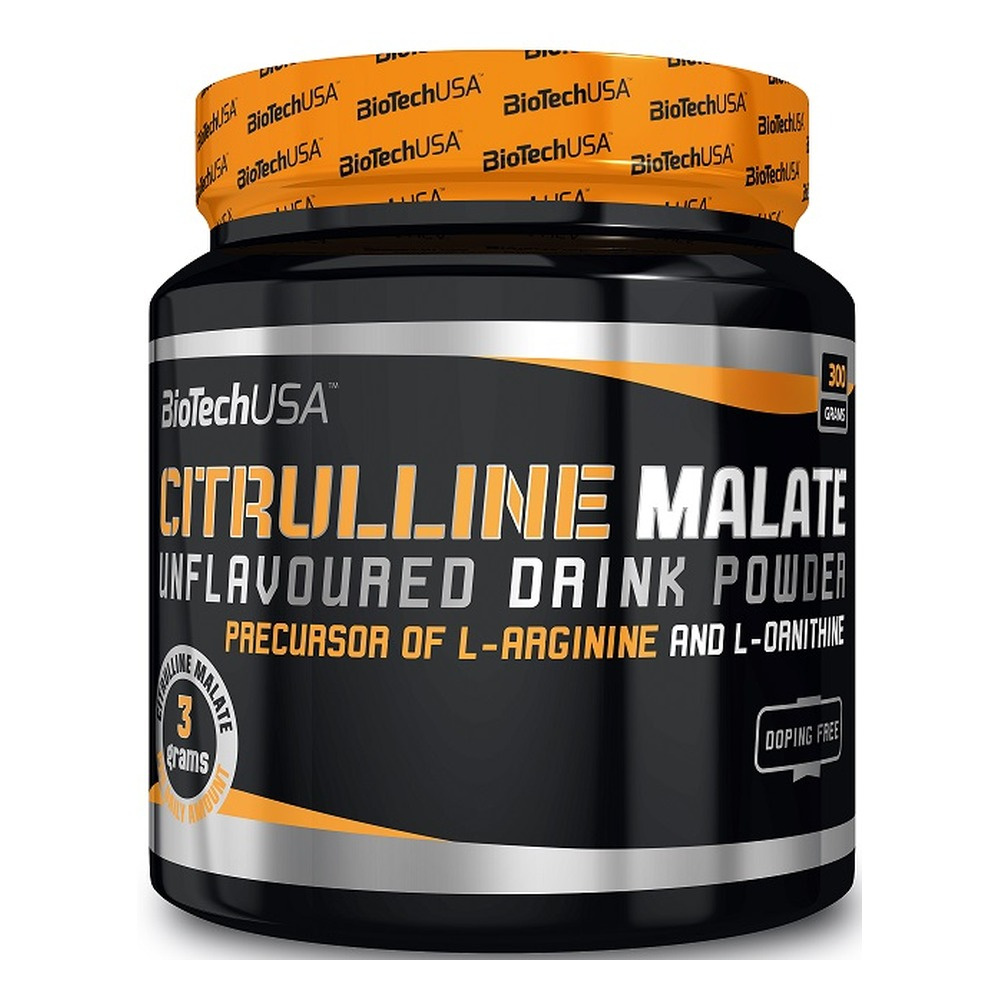 BioTechUSA Citrulline Malate Amino Acid Powder, Green Apple 300g