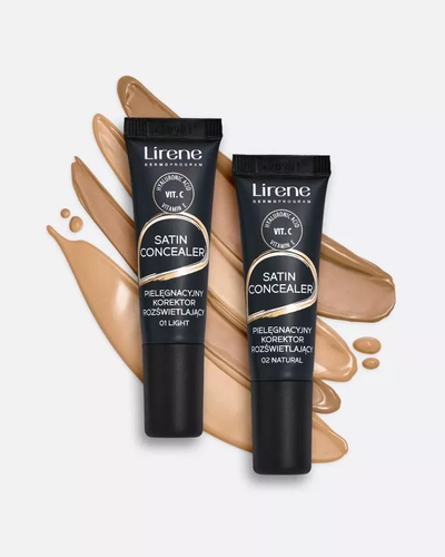 Lirene Satin Concealer Pielęgnacyjny Korektor Rozjaśniający Nr 01 Light 10ml