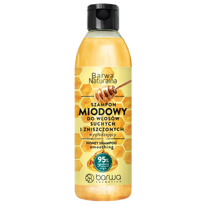 Barwa Natural Smoothing Honey Shampoo for Dry and Damaged Hair 300ml
