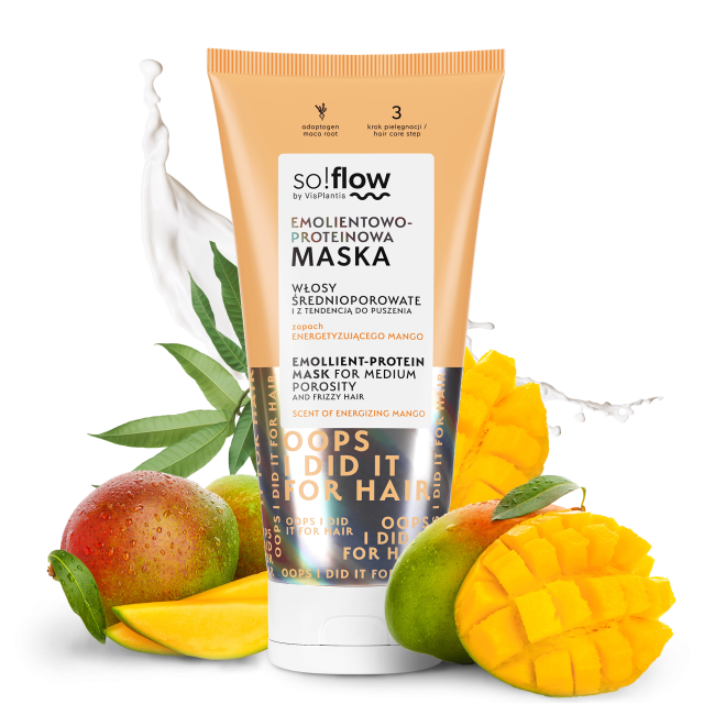 So!Flow Emollient-Protein Mask for Medium Porosity and Frizzy Hair 200ml