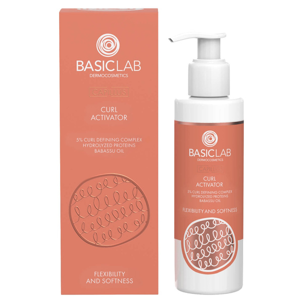 BasicLab Capillus Curl Activator Flexibility and Softness 200ml