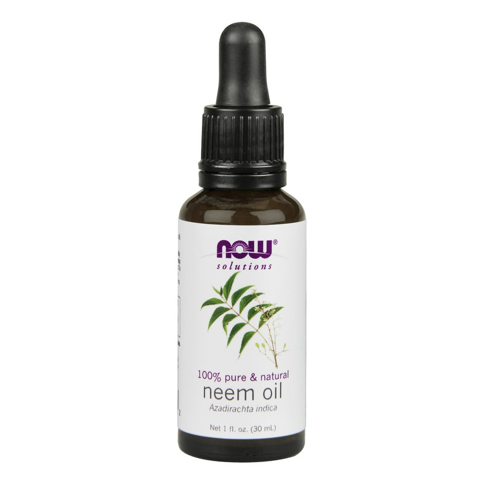 Now Foods Neem Oil 100% Pure 100% Czystego Neemu Oil dla Skóry Podrażnionej 30ml