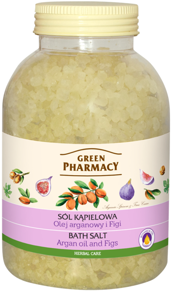 Green Pharmacy Bath Salt Argan Oil and Figs 1300 g