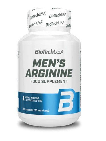 BioTechUSA Men's Arginine Complex for Men with Arginine and Vitamins 90 Caps