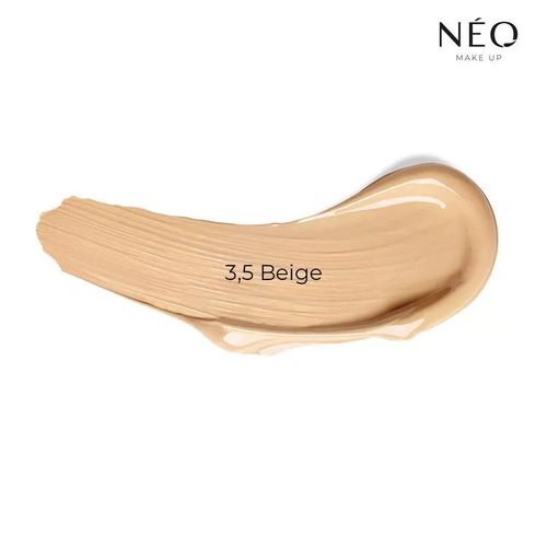 Neo Makeup Intense Serum Sheer SPF 30 Moisturizing Foundation No. 3.5 Beige with Glass Skin Effect 30ml