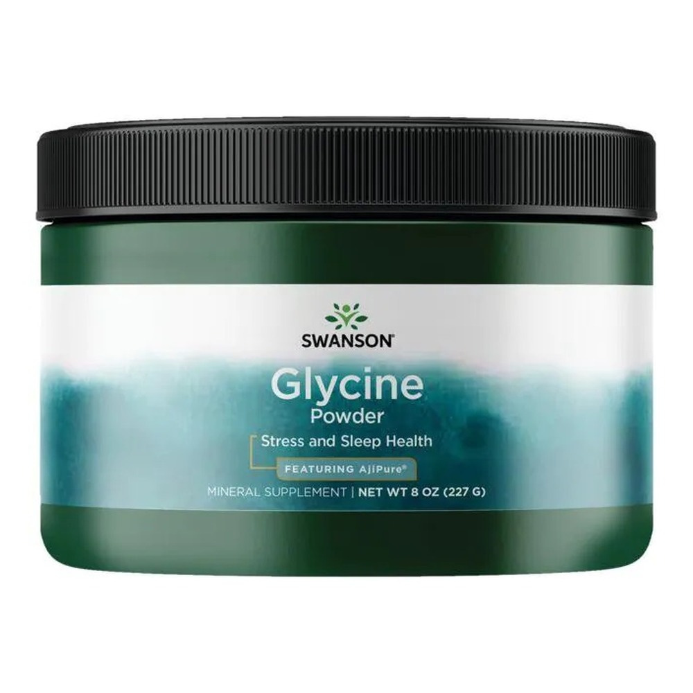 Swanson Glycine Powder Wspomaga Zdrowie Mięśni 227g