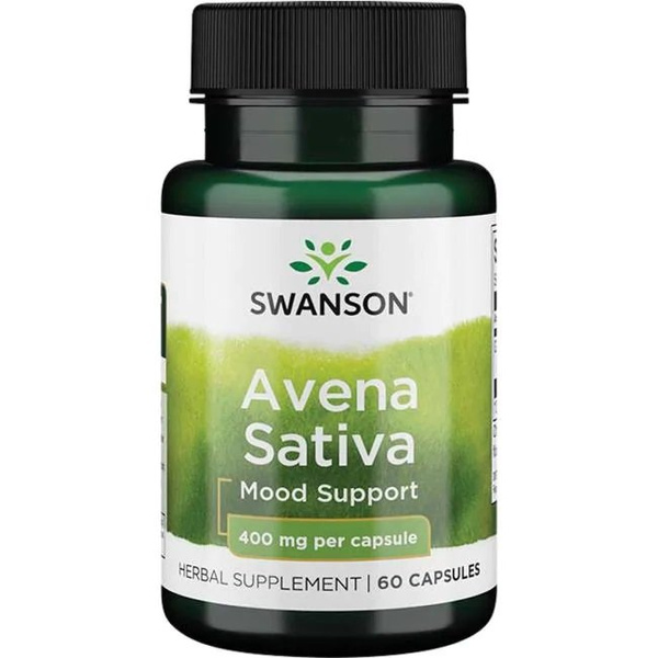 Swanson Avena Sativa 400mg Wspomaga Układ Nerwowy 60 Kapsułek