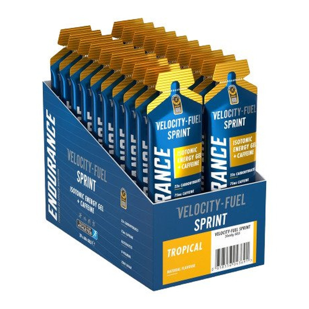 Applied Nutrition Endurance Sprint Izotoniczny żel energetyczny z kofeiną, Tropikalny 20 x 60g