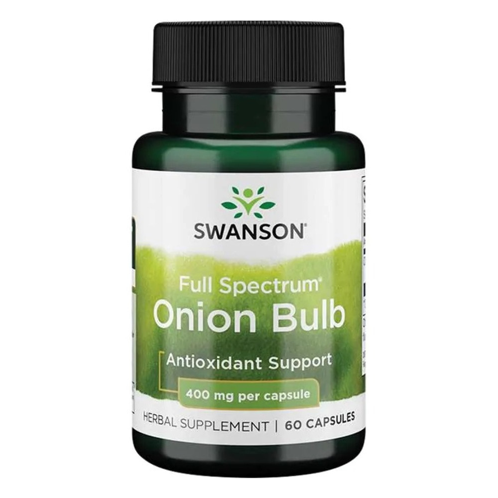 Swanson Full Spectrum Onion Bulb 400mg 60 Kapsułek