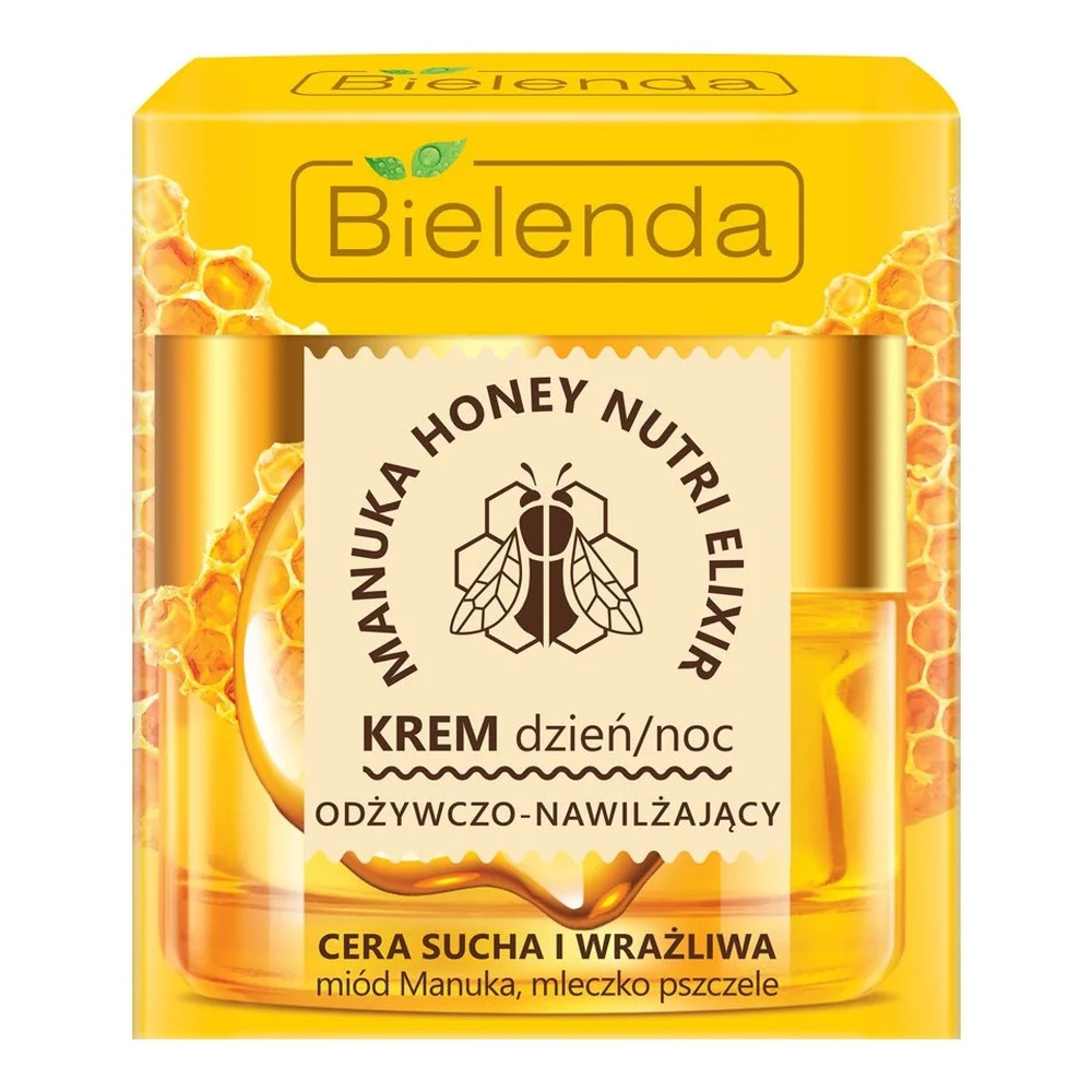 Bielenda Manuka Honey Nutri Elixir Nourishing Moisturizing Cream Day and Nght 50ml