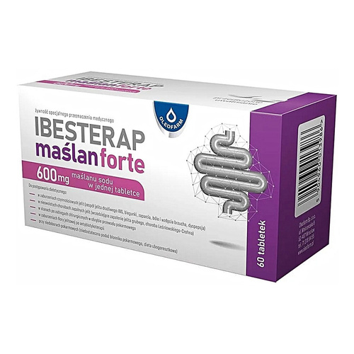 Oleofarm Ibesterap Maślan Forte 600mg 60 Tabletek