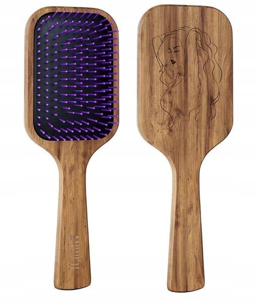 Anwen Premium Wooden Hair Brush for Thick Hair