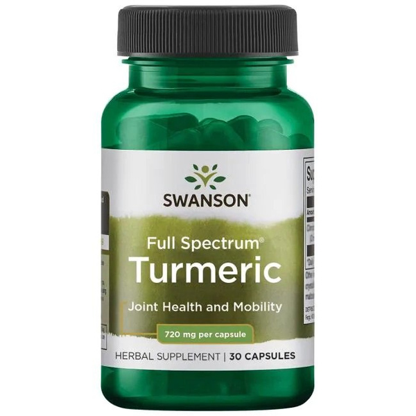 Swanson Full Spectrum Turmeric 720mg 30 Capsułek